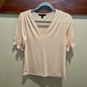 Banana Republic pale pink classy top.